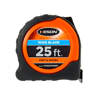 wide blade tape measure