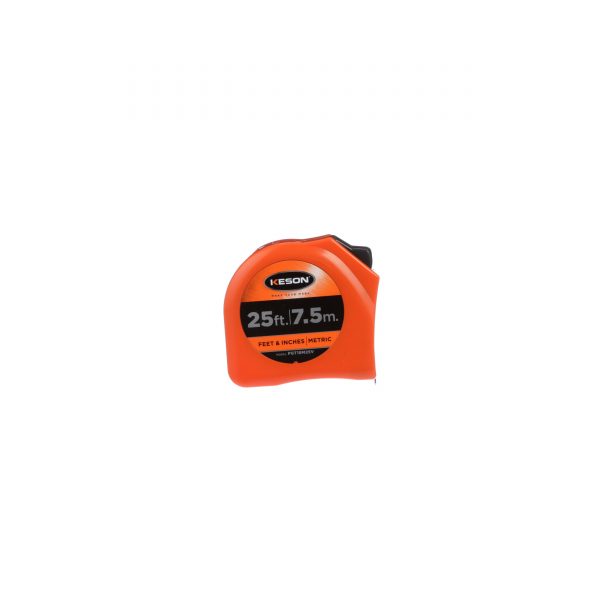 Graduations: m, cm, mm Keson PGT3MV Short Tape Measure with Nylon Coated Steel Blade and Toggle Lock 16mm by 3-Meter